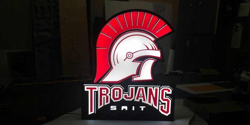 LED backlit sign made by Summit Signs and Design