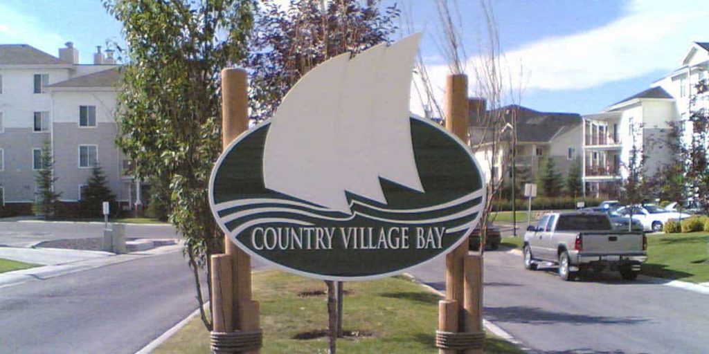 Sandblasted sign with a sailboat design